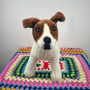 Melissa & Doug Lifelike Jack Russell Terrier Plush Companion Dog